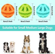 Bola de brinquedos de dentes de quebra-cabeça de cachorro para cães grandes médios não-oxi