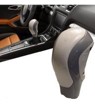 Bola De Câmbio Automotiva Kadman Branca Cinza Lisa