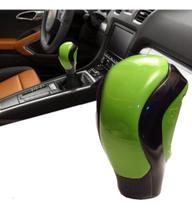 Bola De Câmbio Automotiva Kadman Verde Preto Lisa