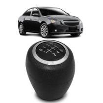 Bola de Cambio Cruze 12/16 Preta C/ Tampa Preta Aro Cromado 6m Encaixe Enroscado Bola de Cambio Cruze 12/16 Preta C/ Tampa Preta Aro Cromado 6m Encaixe Enroscado