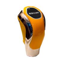 Bola de câmbio kadman resinado escort amarela-cromada