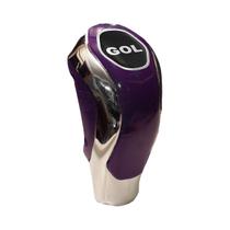 Bola de câmbio kadman resinado gol roxa-cromada