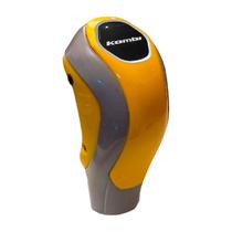 Bola de câmbio kadman resinado kombi amarela-cinza