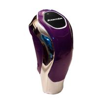 Bola de câmbio kadman resinado kombi roxa-cromada