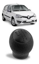Bola de Câmbio Manopla Clio Hatch 2000 a 2016 Clio Sedan 2000 a 2009 Preto 5 Marchas