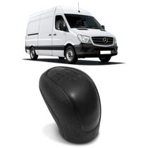 Bola de Câmbio Manopla Mercedes Sprinter 2012 a 2019 Preto 6 Marchas Ré para Frente