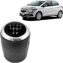 Bola de Câmbio Onix 2012 a 2016 Cinza Lente Preto Aro Cromad Bola de Câmbio Onix 2012 a 2016 Cinza Lente Preto Aro Cromad