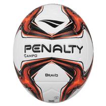 Bola De Campo Penalty Bravo Xxiv - Branco/Laranja/Preto