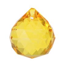 Bola de Cristal 3,0 cm Amarela 3 unidades