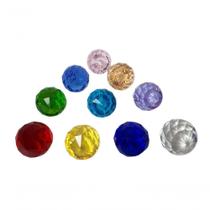 Bola De Cristal 3,0 Cm Com Argolas 10 Un Bola De Cristal 3,0 Cm Com Argolas 10 Un