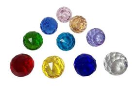 Bola de Cristal 3,0 cm Com Argolas 10 un Bola de Cristal 3,0 cm Com Argolas 10 un