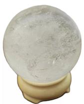 Bola De Cristal Esfera De Quartzo Branco 161g / 4cm Altura - Cultura Zen