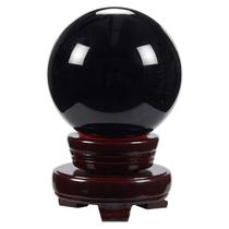 Bola de cristal Juvale Obsidian Sphere 80 mm com suporte
