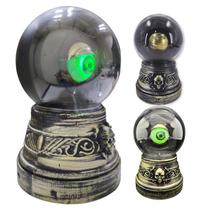 Bola de Cristal Olho Hallowen Festa Acende Movimenta Som Susto Sensor Decoraçao Casa Terror Assombrado Horripilante Bola de Cristal Olho Hallowen Festa Acende Movimenta Som Susto Sensor Decoraçao Casa Terror Assombrado Horripilante