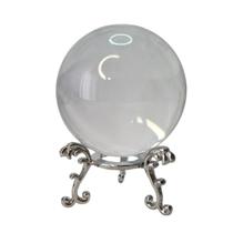 Bola de Cristal Transparente Adivinhação com Base 6 cm K9