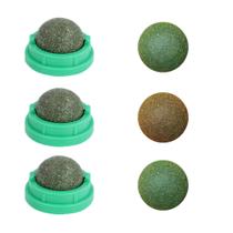 Bola de Erva-do-Gato HUKNFC (6 Unidades) - Brinquedo Orgânico Comestível para Gatos