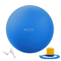 Bola de Exercício Fitvids 55 cm Antiestouro e Antiderrapante Azul Bola de Exercício Fitvids 55 cm Antiestouro e Antiderrapante Azul