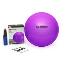 Bola de exercícios Body Sport 45 cm roxa com bomba