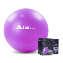 Bola de Exercícios Pilates Yoga Ginástica Gym Ball 65cm Aluí Bomba Manual Encher