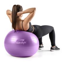 Bola de Exercícios Yoga Pilates 65cm Suporta 350kg Hidrolight