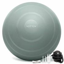 Bola de Exercícios YOTTOY 65 cm Antiestouro com Bomba Verde Bola de Exercícios YOTTOY 65 cm Antiestouro com Bomba Verde