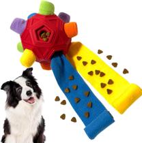 Bola de Farejar para Cães CIIVURR, Brinquedo Interativo com Comedouro de Enigma Bola de Farejar para Cães CIIVURR, Brinquedo Interativo com Comedouro de Enigma