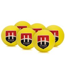 Bola de Frescobol Hyper - Pack com 06 Bolas - Amarela