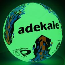 Bola de futebol adekale Glow in The Dark em tamanho real 3/4/5 com bomba
