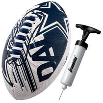 Bola de Futebol Americano Franklin Sports NFL Dallas Cowboys Infantil - Tamanho 8.5