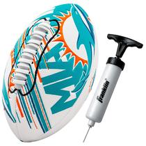 Bola de Futebol Americano Franklin Sports NFL Miami Dolphins - Tamanho 8.5 Infantil