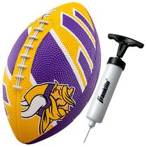 Bola de Futebol Americano Franklin Sports NFL Minnesota Vikings - Borracha 8,5"