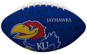 Bola de Futebol Americano Rawlings NCAA Tamanho Junior Universidade Kansas Jayhawks
