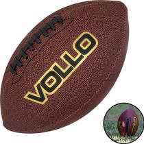Bola de Futebol Americano Tamanho Oficial 9 Marrom Vollo