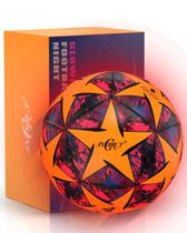 Bola de futebol ANCBRUT Light Up Glow in The Dark Tamanho 4 Bola de futebol ANCBRUT Light Up Glow in The Dark Tamanho 4