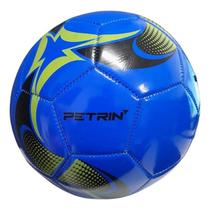 Bola De Futebol Azul Petrin Tamanho 5 Para Campo Presente
