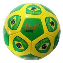 Bola De Futebol Campo Brasil Copa Do Mundo Time Costurada - DNE