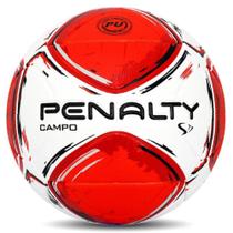 Bola de Futebol Campo Penalty S11 R2 XXIV Branco Vermelho