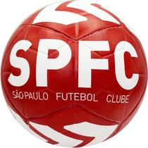 Bola de Futebol Campo Sao Paulo FC SPFC Vermelha Tamanho 5