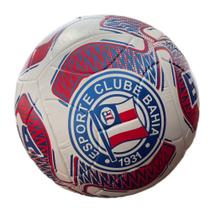 Bola de Futebol Campo Time Bahia Tricolor Infantil Durável