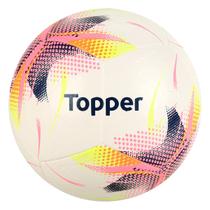 Bola de Futebol Campo Topper Slick Cup - Rosa/Amarelo Neon