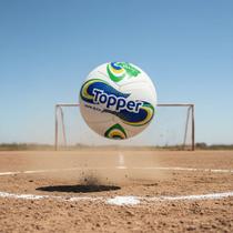 Bola De Futebol Campo Topper Slick Hexa Brasil Branca Branco