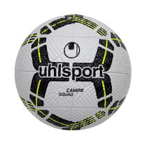 Bola de Futebol Campo Uhlsport Squad Branco, Preto e Amarelo - Tamanho 5