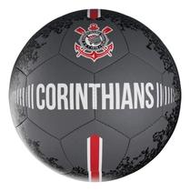 Bola de futebol corinthians dioses 2.0 preto-cinza-vermelho/nro 5