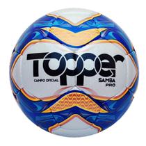 Bola De Futebol De Campo Oficial Topper Samba Pro Pu