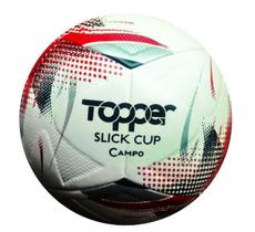 Bola De Futebol De Campo Oficial Topper Slick Cup - 2022 Vermelha