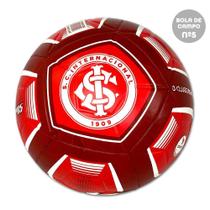 Bola De Futebol De Campo Pvc Nº5 Internacional Vermelho