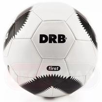 Bola de Futebol de campo quadra DRB modelo 05 Branca e Preto