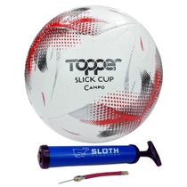 Bola de Futebol de Campo Topper Slick Cup TechFusion + Bomba de Ar