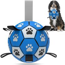 Bola de futebol extra grande QDAN de brinquedo para cães de 9 polegadas