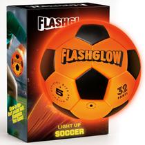 Bola de futebol FLASHGLOW Light Up LED que brilha no escuro